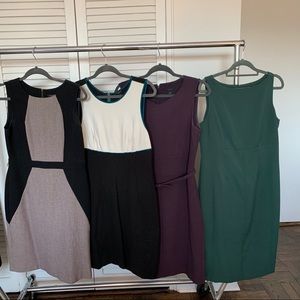 4 Ann Taylor Sheath Dresses